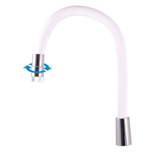 Излив смесителя Rav Slezak SR0016B/11 белый хром